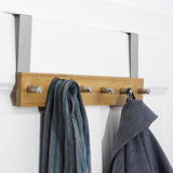 Hi Hi Door Kapstok with 6 hooks 40x4.8x12 cm bamboo