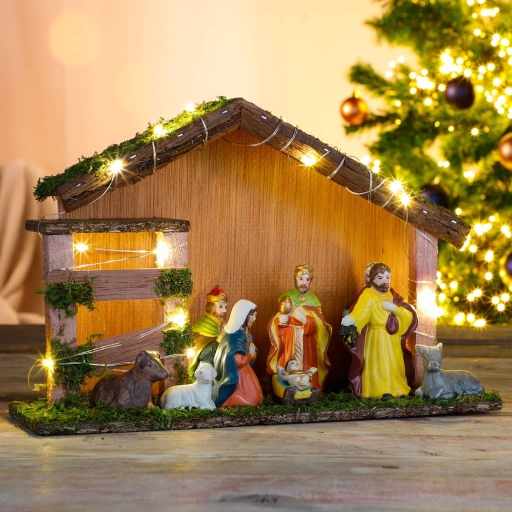 Hi Hi nativity scene with LED lighting