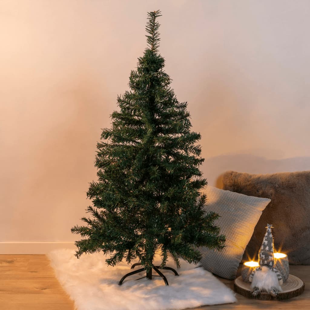 Hi Hi Christmas tree with metal standard 120 cm green