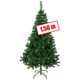 Hi Hi Christmas tree with metal standard 150 cm green