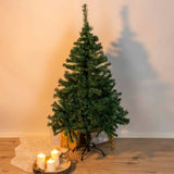 Hi Hi Christmas tree with metal standard 150 cm green