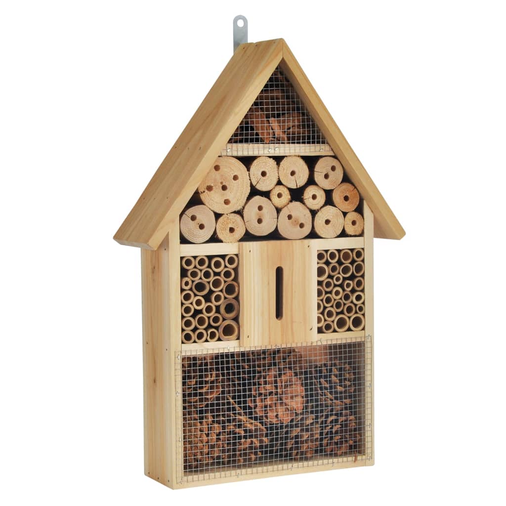 Salut hi insectenhotel 31x10x48 cm en bois naturel