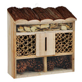 Hi Hi Insectenhotel 30x9.5x30 cm Wood Naturel