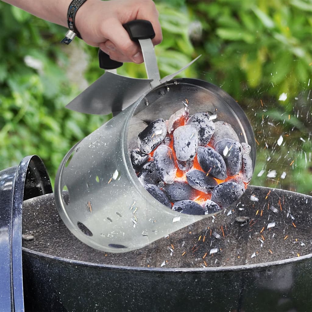 Živjo, hibecuestarter z ročajem 16,5 cm srebrno obarvano