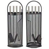 Ciao set da camino in 5 parti set 23x14.8x66 cm nero