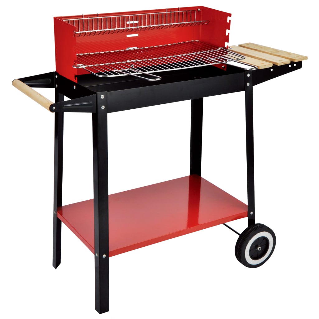 Salut Hallo Barbecue Wagon Holzkuel 88x44x83 cm rout