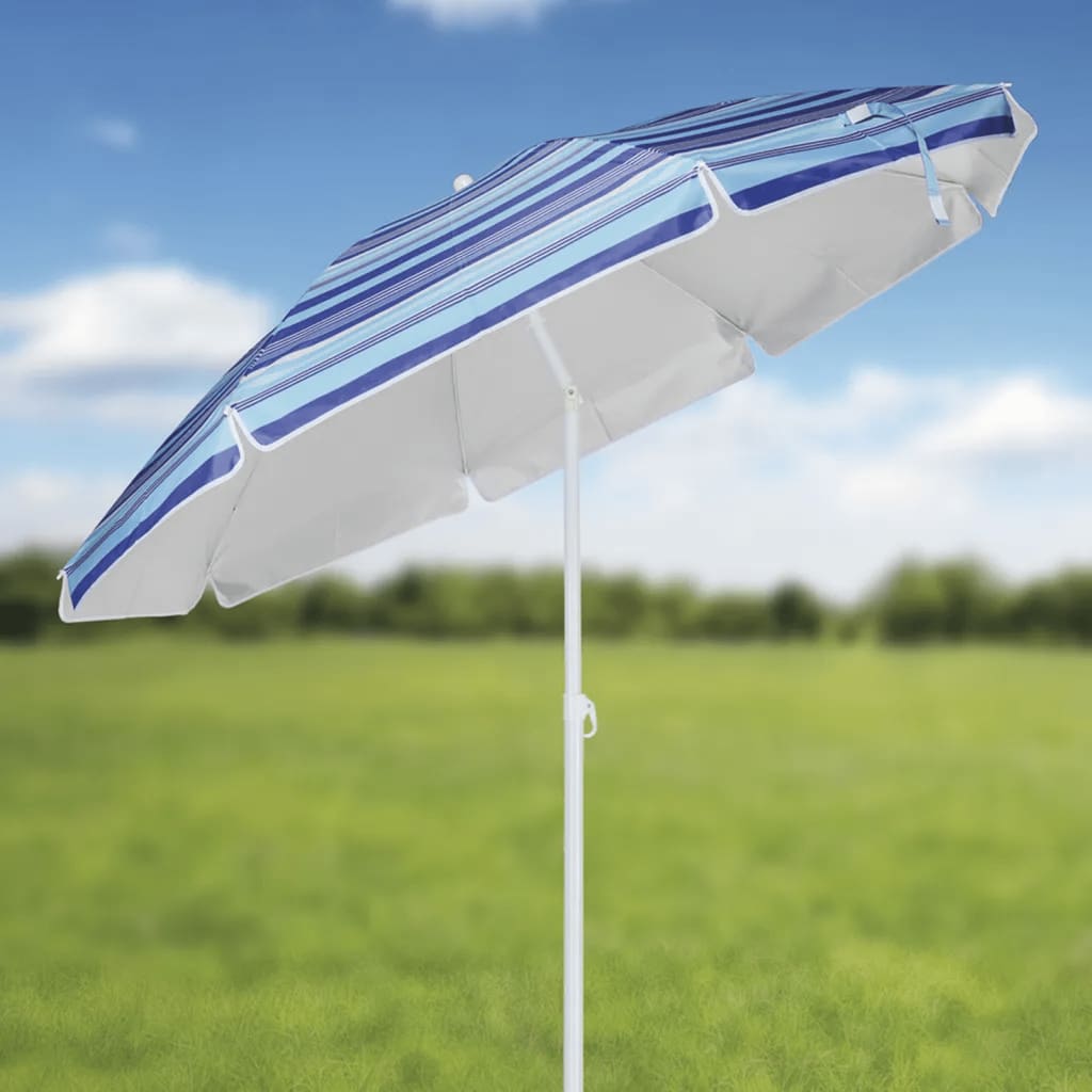 Salut Hi StrandParasol 200 cm Bleu rayé