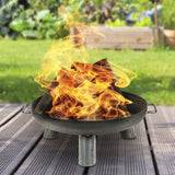 Salut Hi Fire Bowl Rondo Portable 59x36 cm Gray