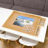 Hi Hi Puzzle Table mit 4 Schubladen 76x57x4,5 cm Holz