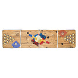 Hi Bier -Pong -Tisch faltbar 240 x 60 x 55 cm MDF und Aluminium