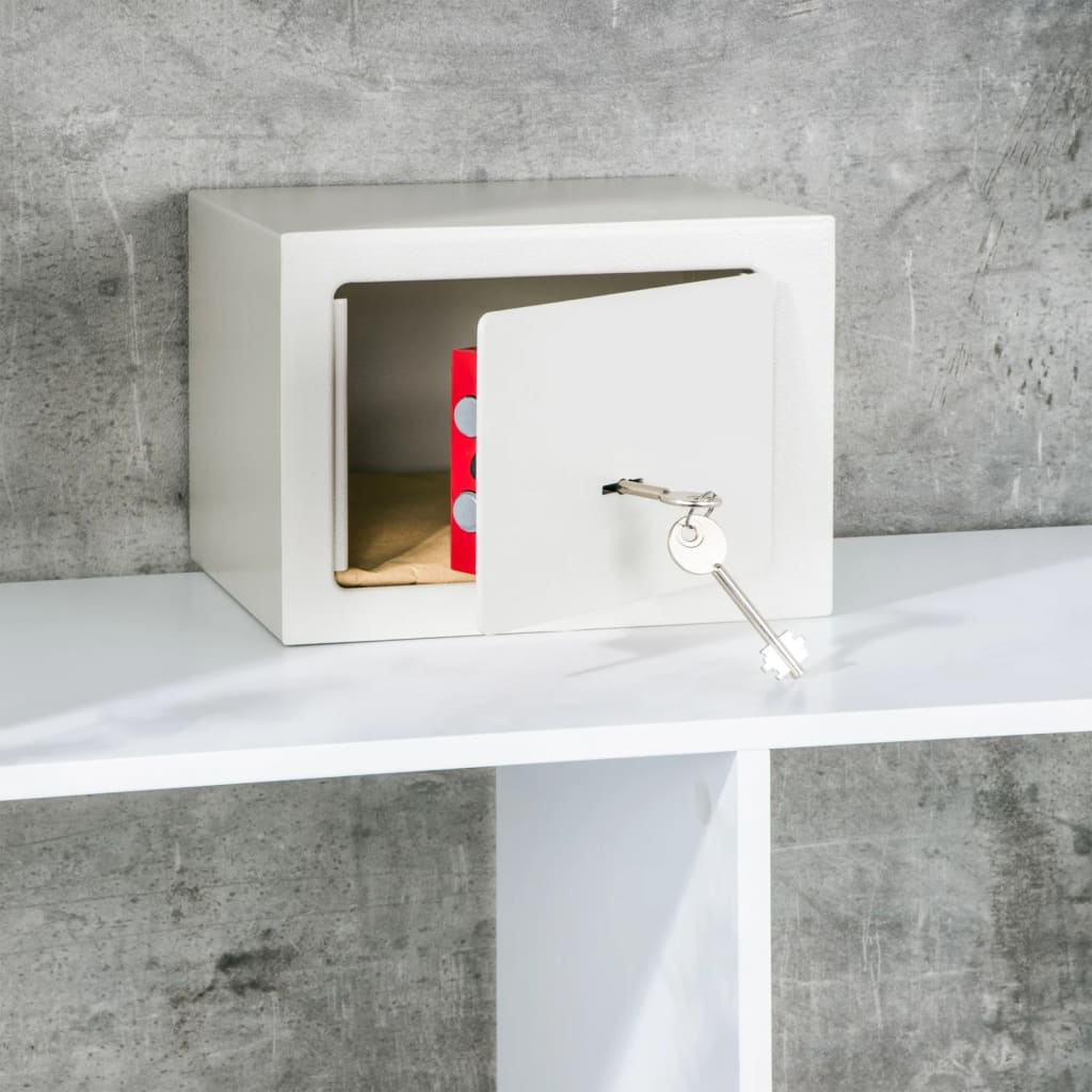 Ahoj ahoj hotel Safe s 2 klíči 23x17x17 cm Steel White