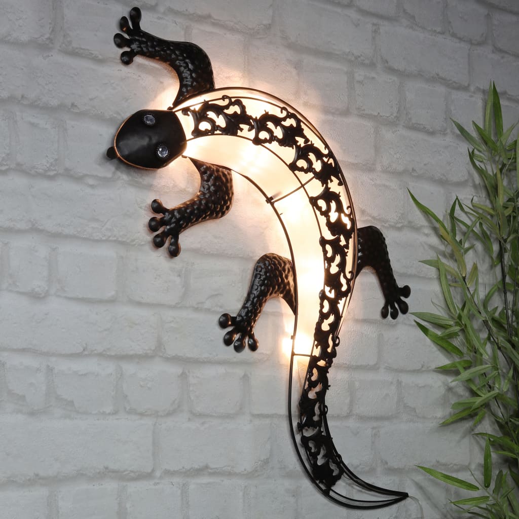 Salut salut jardin lampe murale gecko LED