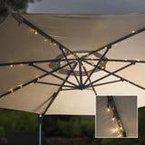 Hallo Parasol Light Garland Solar LED 130 cm