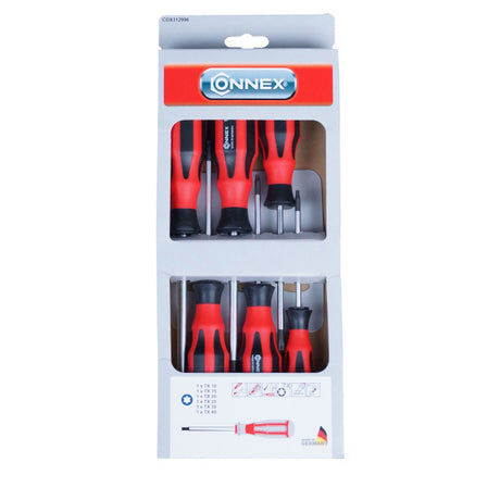 Connex cox312996 6-teiliges TX-Schraubendreher-Set 2com