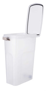 Trixie Voerton Airtight Lockable Plastic Transparent White White