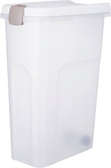 Trixie Voerton Airtight Lockable Plastic Transparent White White