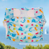 Freds Swim Academy waschbare Schwimmwindel Meerestiere Größe 2 9-16 kg blau