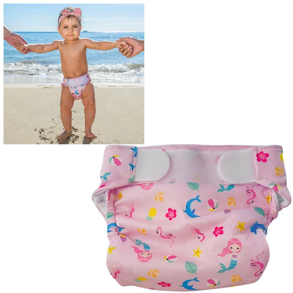 Freds Swim Academy waschbare Schwimmwindel Meerjungfrau Größe 2 9-16 kg rosa