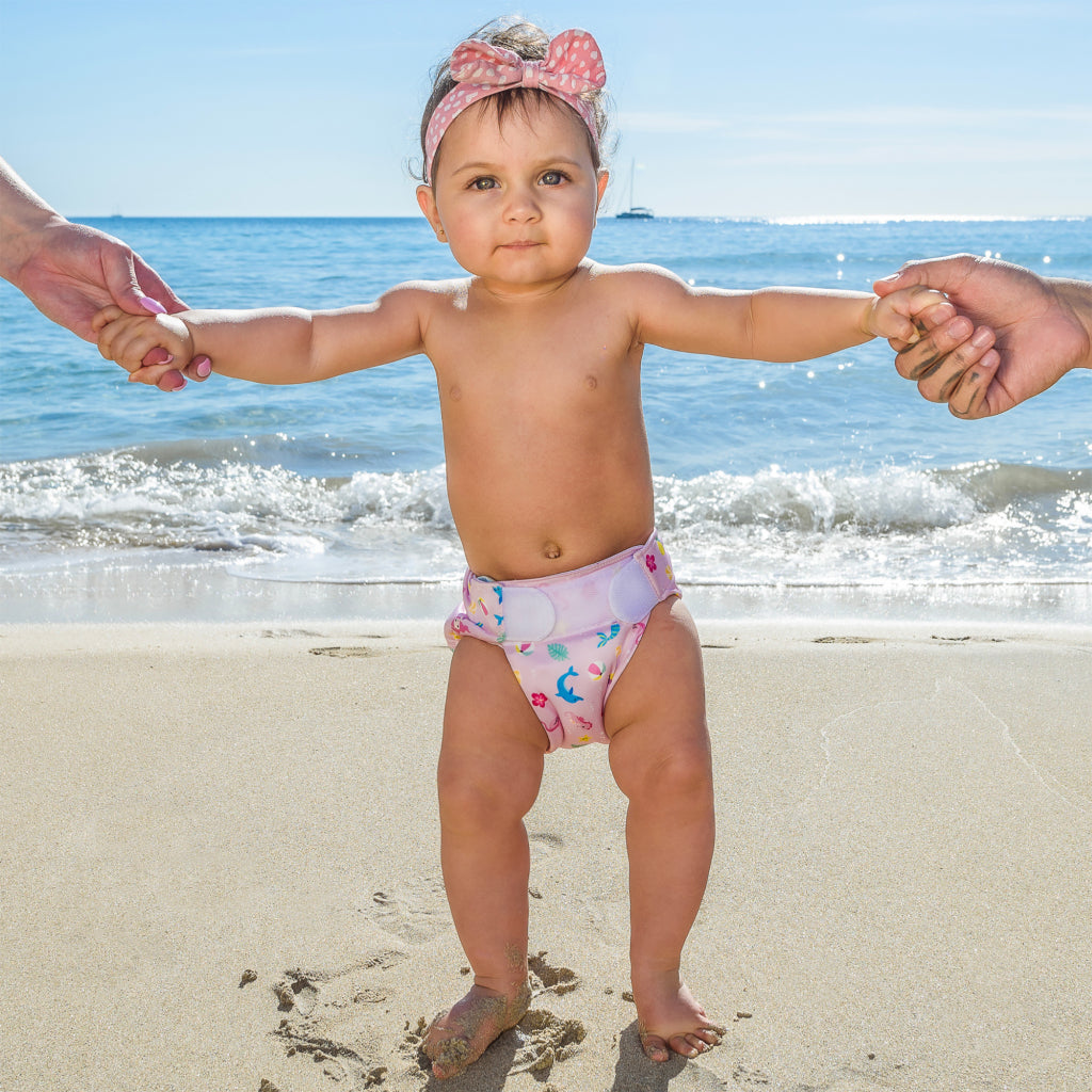 Freds Swim Academy waschbare Schwimmwindel Meerjungfrau Größe 1 4-9 kg rosa