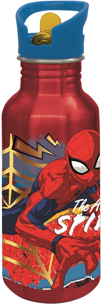 Euromic Spiderman täglicher Gebrauch 545 ml Aluminium mehrfarbig