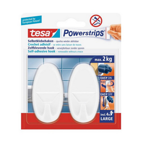 Tesa Häkell oval weiß Häkell oval weiß
