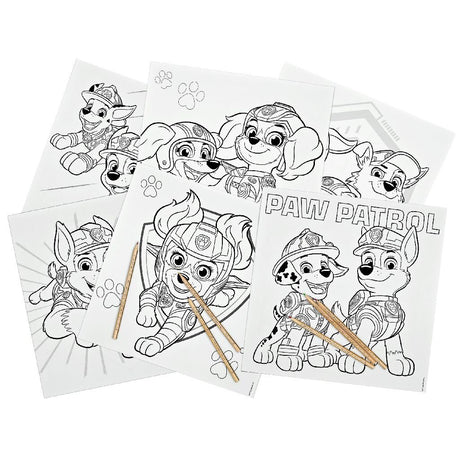 Paw Patrol Malbuch mit 6 Buntstiften
