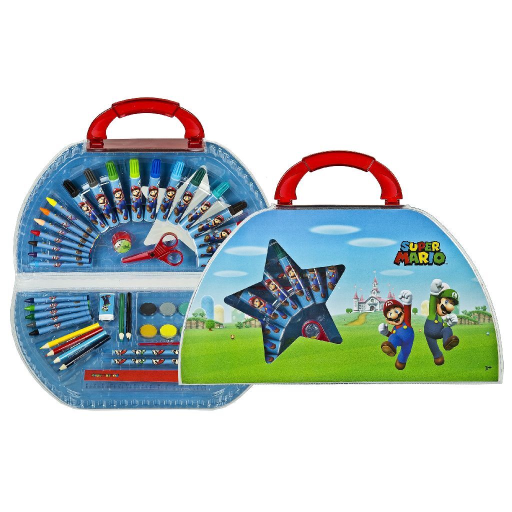 Super Mario Farbkoffer 51-teilig