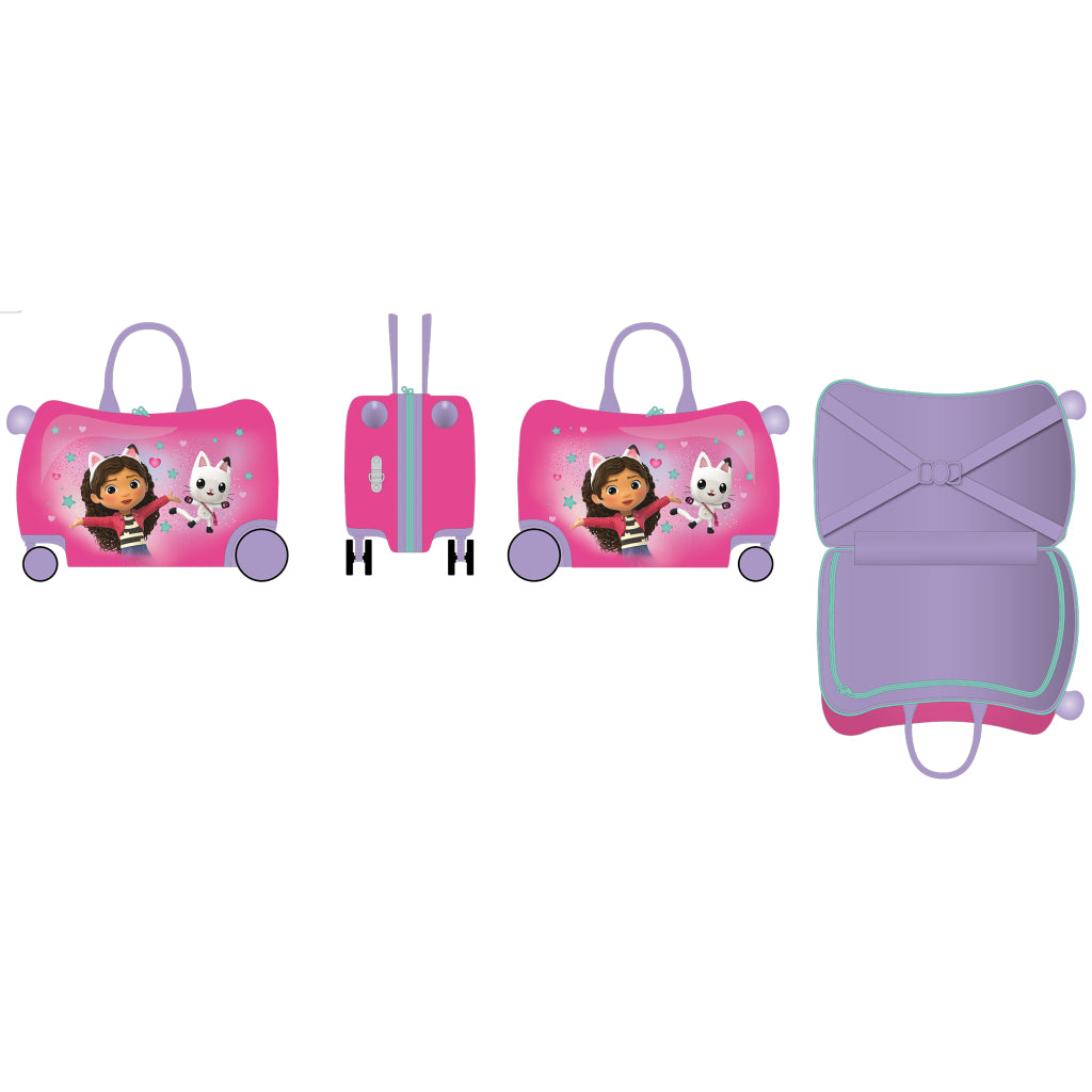 Gabby's Poppenhaus gabby #039;s Poppenhaus Ride-on Trolley 47,5x23x32 cm rosa purpur