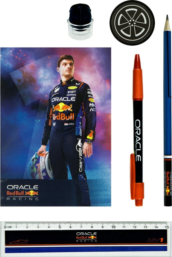 Conjunto de escritura encubierta Red Bull Racing Max Verstappen