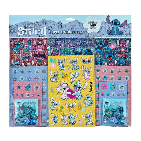 Undercover Super Sticker-Set Stitch, 500 Stk.