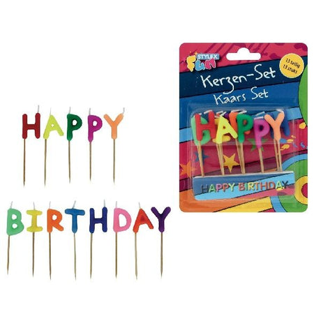 Stylex Happy Birthday Geburtstagskarten 13 Stück