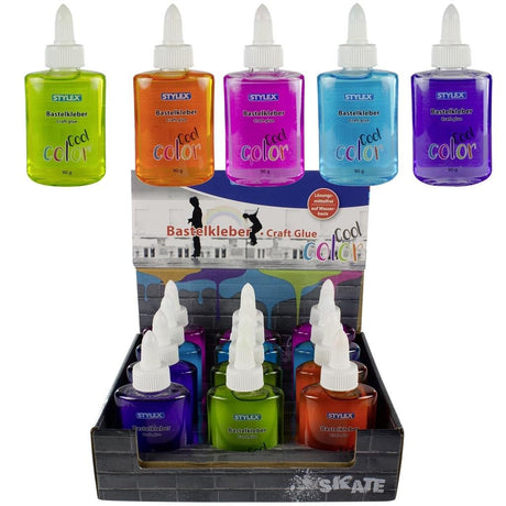 Stylex farbiger Hobbykleber 90 gr