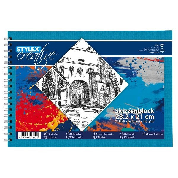 Toppoint Skizzenbuch A4 25 Blatt 140gr