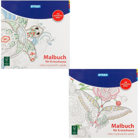 Stylex Malbuch für Erwachsene 24x24 cm