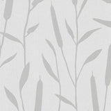 Tapete Tapete Nordwand topchische Schilffahnen Metallic Grey