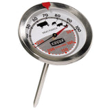 Xavax Fleisch- und Backofenthermometer Edelstahl matt