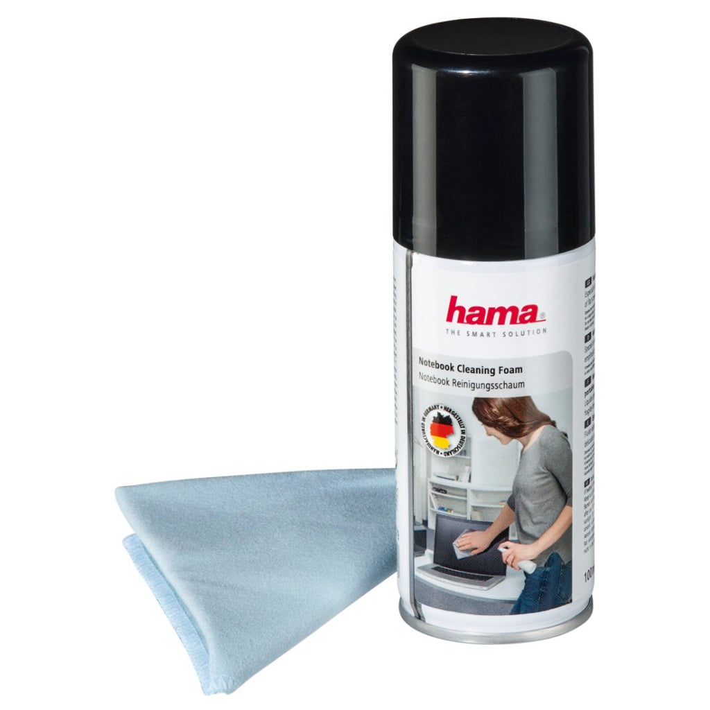 Hama notebook-reinigingsschuim 100 ml inclusief doek