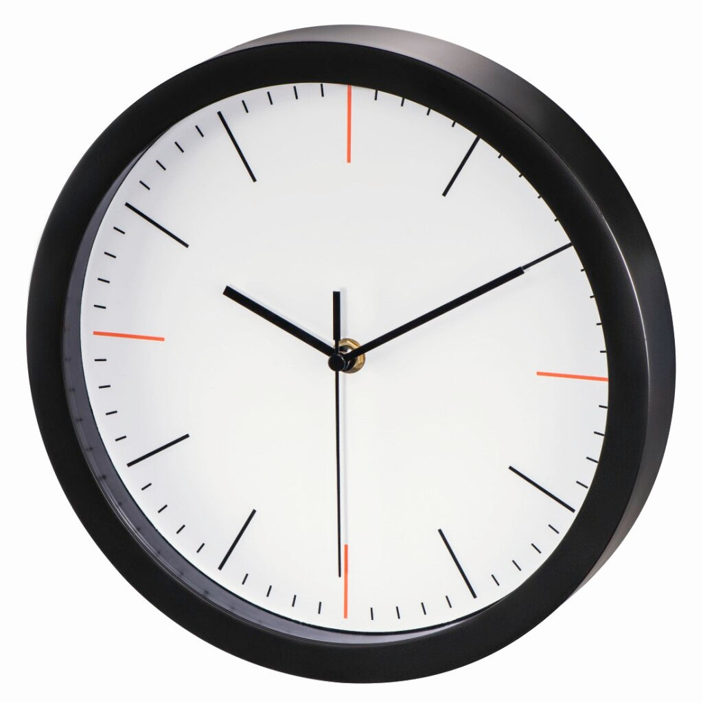 Hama Wanduhr maxr ø 25 cm geräuscharm weiß