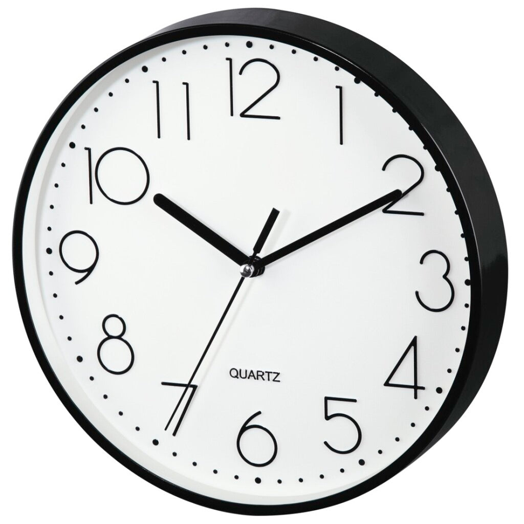 Horloge murale hama pg-220 bras sonore noir