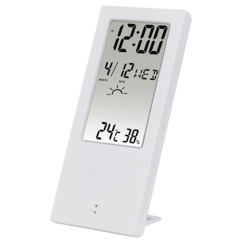 HAMA Termometer Hygrometer TH-1440 med väderindikering vit