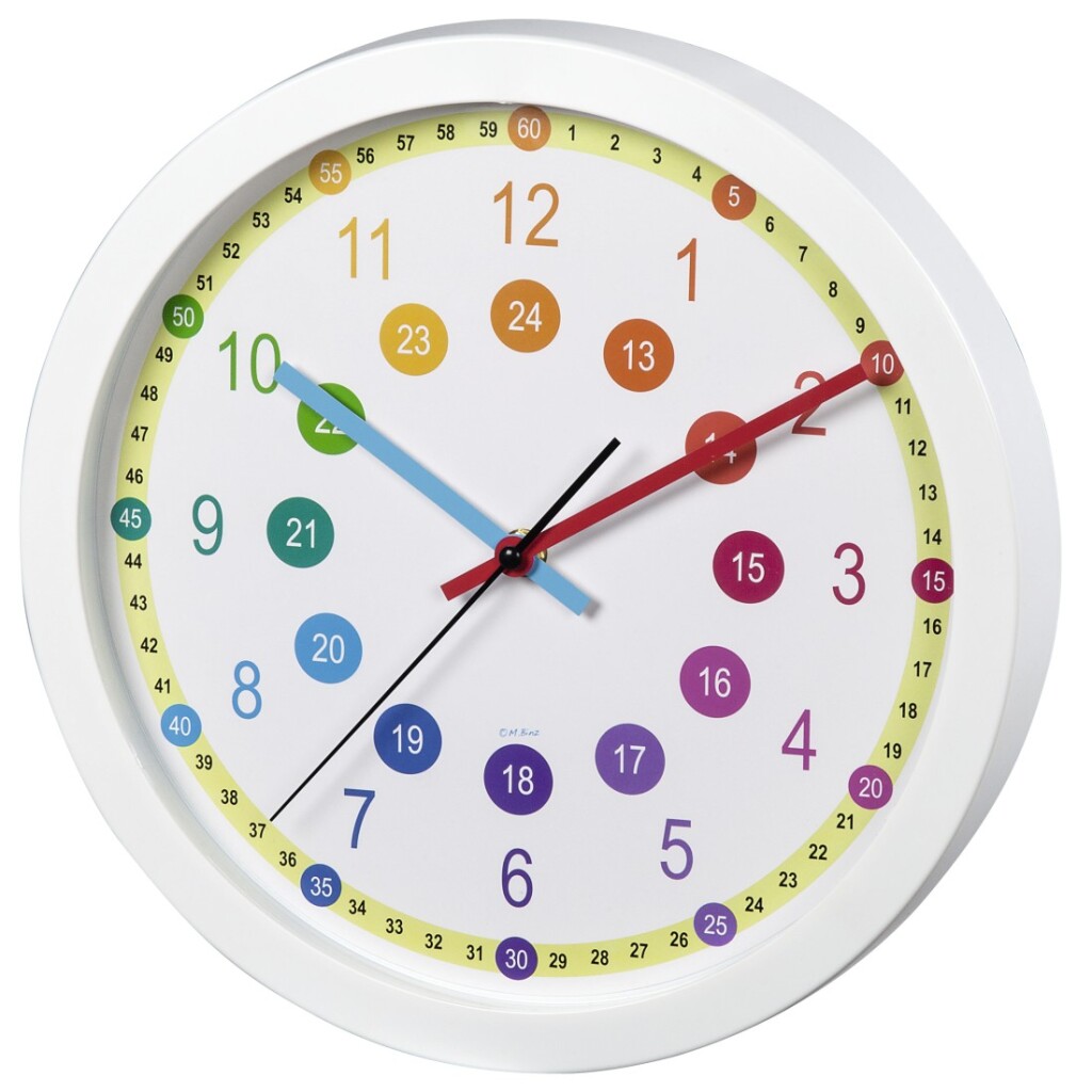 Horloge murale HAMA pour les enfants Facile Learning Diamètre 30 cm Brans de bruit