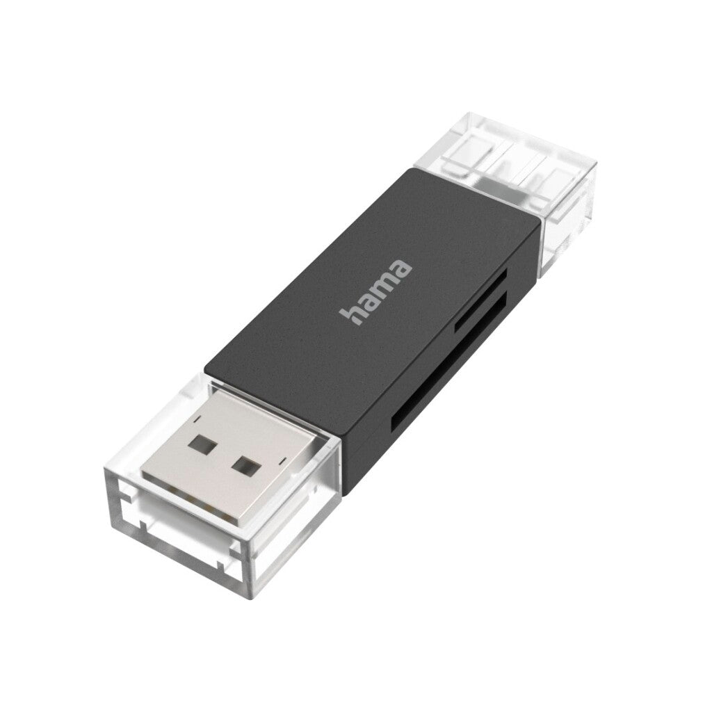 Čtečka karet HAMA USB OTG USB-A + USB-C USB 3.2 SD microSD