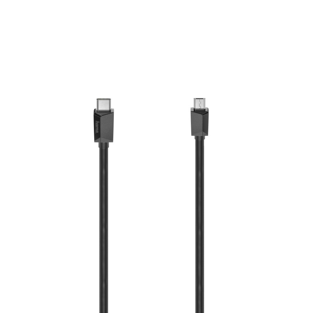 HAMA USB-C CABLE PLIG USB-C MICRO-USB PLIG USB 2,0 480 MBIT S 0,75 M