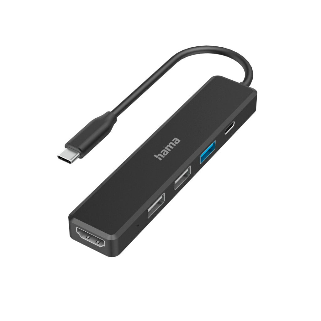 Hama USB-C-hub Multiport 5-poorts 3x USB-A USB-C HDMI trade;