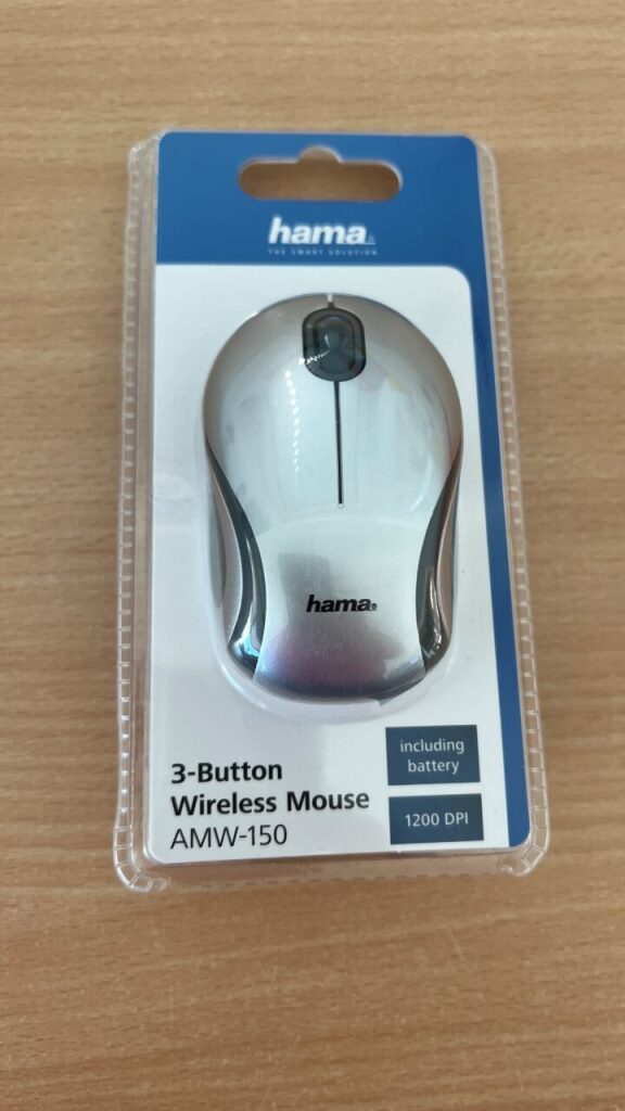 Hama Optical Minimis 3 bottoni mouse wireless AMW-150 argento