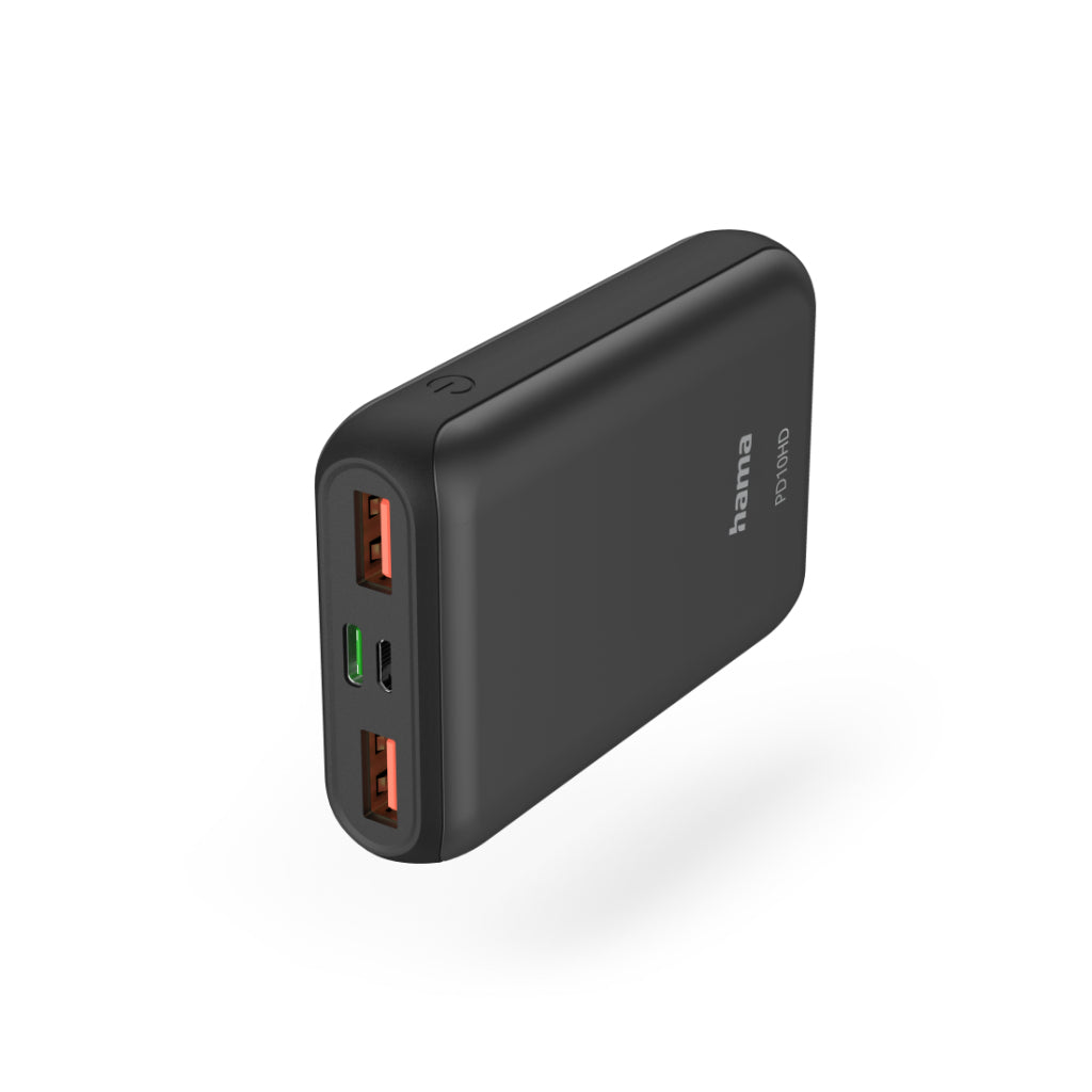 HAMA POWER PACK PD10-HD 10000MAH 2X USB-A 1X USB-C za hitro nalaganje ANS.