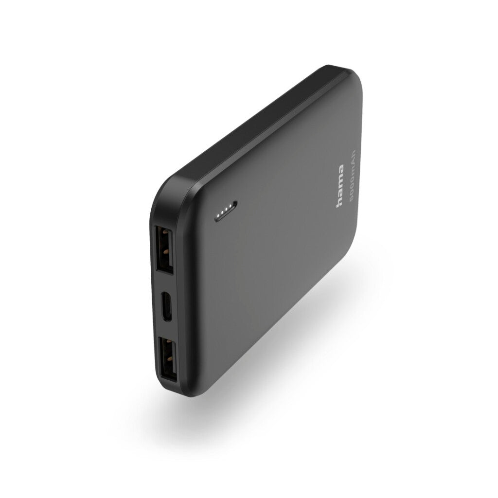 HAMA Power Pack Pocket 5 5000Mah Výstupy: 2x USB-A anthracite