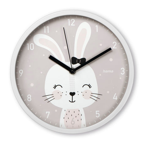 Hama Kinderwanduhr Maui tickt nicht für Kinderzimmer analog ø 25 cm