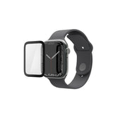 Hama Displayschutzfolie Super Hybrid für Apple Watch 7 8 9 41 mm Montagehilfe