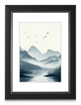 Hama kunststof lijst chill zwart 15 x 20 cm
